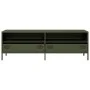 Mueble TV acero laminado en frío verde oliva 135x39x43,5 cm by , TV Furniture - Ref: Foro24-851338, Price: 133,46 €, Discount: %