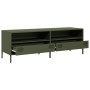 Mueble TV acero laminado en frío verde oliva 135x39x43,5 cm von , TV-Möbel - Ref: Foro24-851338, Preis: 139,09 €, Rabatt: %