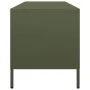 Mueble TV acero laminado en frío verde oliva 135x39x43,5 cm by , TV Furniture - Ref: Foro24-851338, Price: 133,46 €, Discount: %