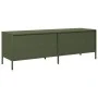 Mueble TV acero laminado en frío verde oliva 135x39x43,5 cm by , TV Furniture - Ref: Foro24-851338, Price: 133,46 €, Discount: %