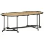Mesa de centro madera maciza de mango rugosa 110x55x40 cm von , Couchtisch - Ref: Foro24-4013497, Preis: 88,85 €, Rabatt: %
