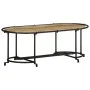 Mesa de centro madera maciza de mango rugosa 110x55x40 cm von , Couchtisch - Ref: Foro24-4013497, Preis: 88,85 €, Rabatt: %