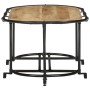 Mesa de centro madera maciza de mango rugosa 110x55x40 cm by , Coffee table - Ref: Foro24-4013497, Price: 76,18 €, Discount: %