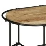 Mesa de centro madera maciza de mango rugosa 110x55x40 cm von , Couchtisch - Ref: Foro24-4013497, Preis: 88,85 €, Rabatt: %