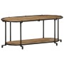 Mueble de TV madera maciza de mango rugosa 100x42x40 cm von , CD- und DVD-Speicher - Ref: Foro24-4013488, Preis: 67,53 €, Rab...