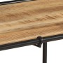 Mueble de TV madera maciza de mango rugosa 100x42x40 cm von , CD- und DVD-Speicher - Ref: Foro24-4013488, Preis: 67,53 €, Rab...