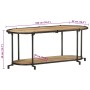 Mueble de TV madera maciza de mango rugosa 100x42x40 cm von , CD- und DVD-Speicher - Ref: Foro24-4013488, Preis: 67,53 €, Rab...