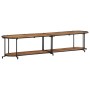 Mueble de TV madera maciza de acacia 200x42x40 cm by , CD and DVD storage - Ref: Foro24-4013495, Price: 112,53 €, Discount: %