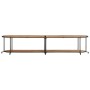 Mueble de TV madera maciza de acacia 200x42x40 cm by , CD and DVD storage - Ref: Foro24-4013495, Price: 112,53 €, Discount: %