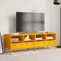 Mueble para TV acero laminado en frío amarillo 135x39x43,5 cm von , TV-Möbel - Ref: Foro24-851331, Preis: 159,87 €, Rabatt: %