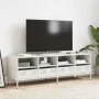 Mueble para TV acero laminado en frío blanco 135x39x43,5 cm by , TV Furniture - Ref: Foro24-851333, Price: 116,32 €, Discount: %
