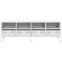 Mueble para TV acero laminado en frío blanco 135x39x43,5 cm by , TV Furniture - Ref: Foro24-851333, Price: 116,32 €, Discount: %