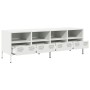Mueble para TV acero laminado en frío blanco 135x39x43,5 cm von , TV-Möbel - Ref: Foro24-851333, Preis: 117,41 €, Rabatt: %
