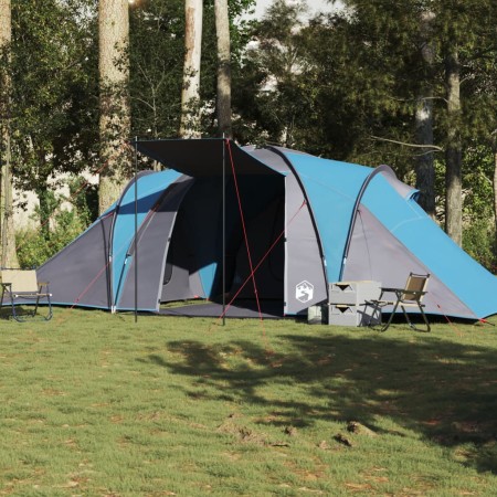 Tienda de campaña familiar iglú 6 personas impermeable azul by , tents - Ref: Foro24-4009387, Price: 259,59 €, Discount: %