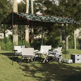 Lona de camping impermeable camuflaje 406x306 cm by , tents - Ref: Foro24-4009599, Price: 45,38 €, Discount: %