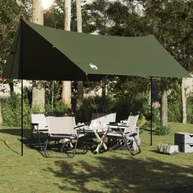 Lona de camping impermeable verde oliva 462x306x211 cm by , tents - Ref: Foro24-4009609, Price: 55,94 €, Discount: %