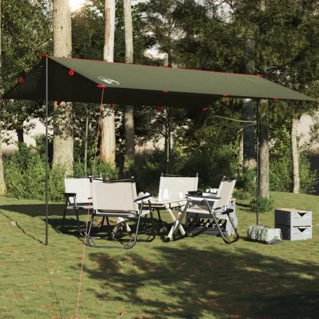 Lona de camping impermeable verde oliva 506x306 cm von , Zelte - Ref: Foro24-4009600, Preis: 40,18 €, Rabatt: %