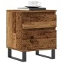 Mesitas de noche 2 uds madera ingeniería envejecida 40x35x50 cm de , Mesitas de noche - Ref: Foro24-857437, Precio: 95,21 €, ...