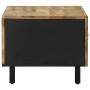 Mesa de centro madera maciza de mango rugosa negro 80x50x40 cm de , Mesas de centro - Ref: Foro24-4018633, Precio: 98,41 €, D...