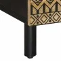 Mesa de centro madera maciza de mango rugosa negro 80x50x40 cm by , Coffee table - Ref: Foro24-4018633, Price: 97,20 €, Disco...