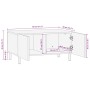 Mesa de centro madera maciza de mango rugosa negro 80x50x40 cm de , Mesas de centro - Ref: Foro24-4018633, Precio: 98,41 €, D...