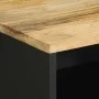 Mesita de noche madera maciza de mango rugosa negro 50x33x62 cm de , Mesitas de noche - Ref: Foro24-4018638, Precio: 94,13 €,...
