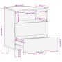 Mesita de noche madera maciza de mango rugosa negro 50x33x62 cm by , Nightstands - Ref: Foro24-4018638, Price: 95,64 €, Disco...