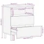 Mesita de noche madera maciza de mango rugosa negro 50x33x62 cm de , Mesitas de noche - Ref: Foro24-4018638, Precio: 94,13 €,...