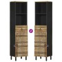 Mueble de baño madera maciza de mango 38x33,5x160 cm de , Muebles de baño - Ref: Foro24-4018650, Precio: 134,42 €