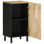 Aparador de madera maciza de mango rugosa 40x33,5x75 cm von , CD- und DVD-Speicher - Ref: Foro24-4018652, Preis: 92,69 €, Rab...