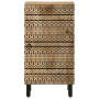 Aparador de madera maciza de mango rugosa 40x33,5x75 cm von , CD- und DVD-Speicher - Ref: Foro24-4018652, Preis: 92,69 €, Rab...