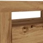 Mueble de TV luces LED madera roble artisan 120x35x40 cm by , TV Furniture - Ref: Foro24-856314, Price: 89,42 €, Discount: %