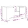 Mueble de TV madera de ingeniería envejecida 102x37,5x52,5 cm by , TV Furniture - Ref: Foro24-856782, Price: 85,64 €, Discoun...