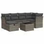 Set de sofás de jardín 7 pzas con cojines ratán sintético gris von , Gartensets - Ref: Foro24-3325296, Preis: 415,43 €, Rabat...