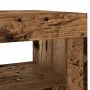 Aparador con luces LED madera ingeniería envejecida 80x35x75 cm de , Aparadores - Ref: Foro24-856361, Precio: 93,53 €, Descue...