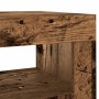 Aparador con luces LED madera ingeniería envejecida 80x35x75 cm by , Sideboards - Ref: Foro24-856361, Price: 95,07 €, Discoun...