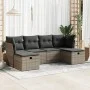 Set de muebles de jardín 6 pzas y cojines ratán sintético gris von , Gartensets - Ref: Foro24-3325326, Preis: 341,89 €, Rabat...