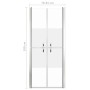 ESG Duschtür halbmatt 81x190 cm von vidaXL, Duschtüren - Ref: Foro24-148787, Preis: 177,01 €, Rabatt: %