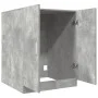 Armario de lavadora gris hormigón 70,5x71,5x91,5 cm de , Accesorios para lavadoras y secadoras - Ref: Foro24-856639, Precio: ...