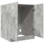 Armario de lavadora gris hormigón 70,5x71,5x91,5 cm von , Zubehör für Waschmaschinen und Trockner - Ref: Foro24-856639, Preis...