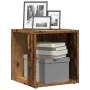 Mesa auxiliar de madera de ingeniería envejecida 33x33x34 cm de , Mesas auxiliares - Ref: Foro24-856716, Precio: 28,48 €, Des...