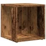 Mesa auxiliar de madera de ingeniería envejecida 33x33x34 cm de , Mesas auxiliares - Ref: Foro24-856716, Precio: 28,48 €, Des...