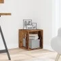 Mesa auxiliar de madera de ingeniería envejecida 33x33x34 cm de , Mesas auxiliares - Ref: Foro24-856716, Precio: 28,48 €, Des...