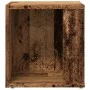 Mesa auxiliar de madera de ingeniería envejecida 33x33x34 cm de , Mesas auxiliares - Ref: Foro24-856716, Precio: 28,48 €, Des...
