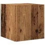 Mesa auxiliar de madera de ingeniería envejecida 33x33x34 cm de , Mesas auxiliares - Ref: Foro24-856716, Precio: 28,48 €, Des...