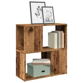 Librería de madera de ingeniería madera envejecida 60x24x63 cm by , Bookcases and shelves - Ref: Foro24-856728, Price: 34,69 ...