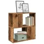 Librería de madera de ingeniería madera envejecida 60x24x63 cm by , Bookcases and shelves - Ref: Foro24-856728, Price: 34,69 ...