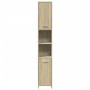 Juego de muebles de baño 4 pzas contrachapada roble Sonoma by , Bathroom furniture - Ref: Foro24-3324968, Price: 158,79 €, Di...