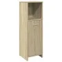 Juego de muebles de baño 4 pzas contrachapada roble Sonoma von , Badezimmermöbel - Ref: Foro24-3324968, Preis: 156,31 €, Raba...