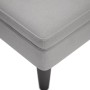 Tumbona con almohada y reposabrazo derecho tela gris nube by , Daybeds - Ref: Foro24-4009770, Price: 154,78 €, Discount: %